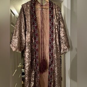 Free People Light Is Coming Duster- like new condition